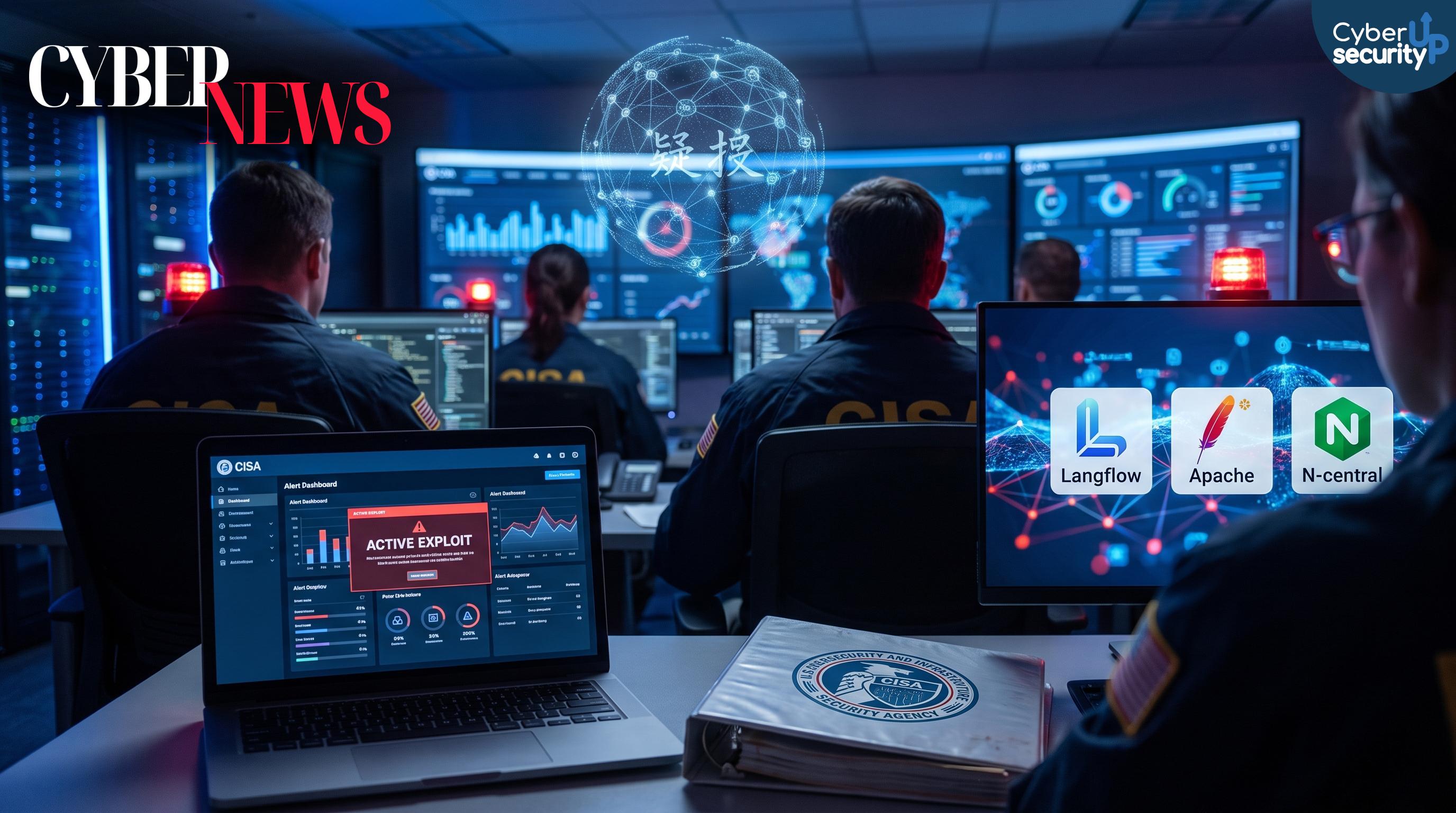 Allarme CISA KEV: Langflow, Tomcat e N‑central nel mirino — Tre falle già sfruttate, patch subito