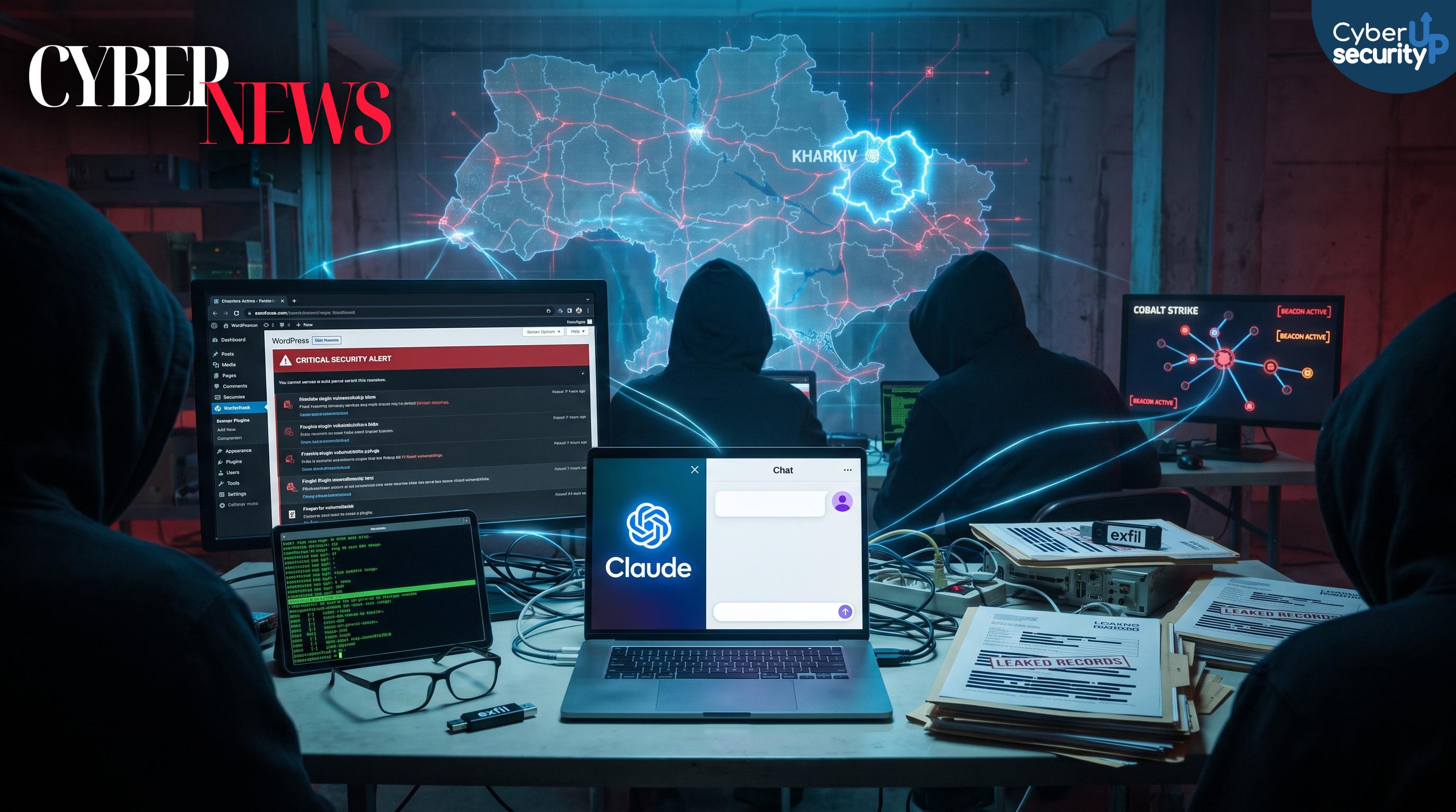 Assalto AI a WordPress in Ucraina: 628mila record rubati tra e‑commerce e infrastrutture critiche