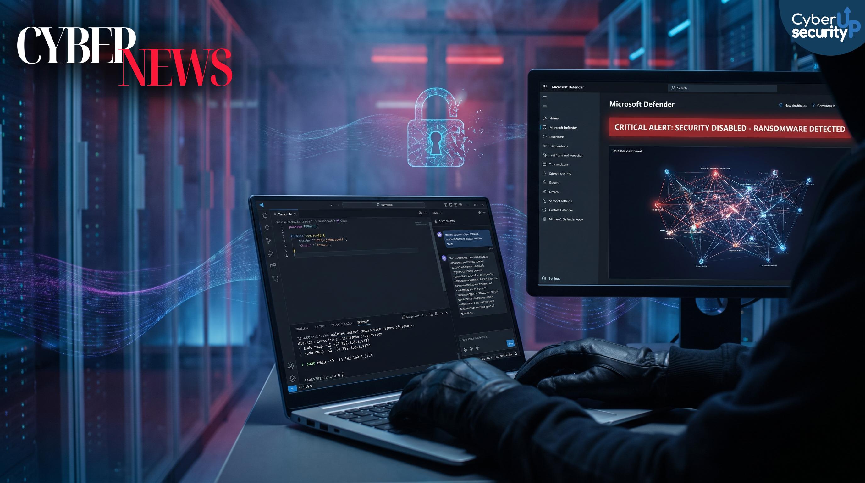 Aurora Usa Cursor AI: il ransomware “assistito” accelera intrusioni e cifratura su Windows, Linux ed ESXi
