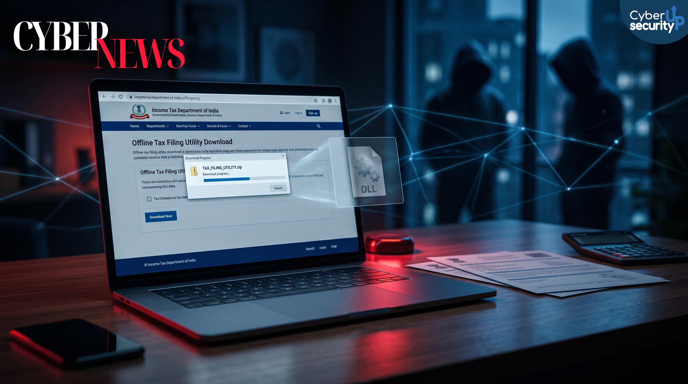 Finti Avvisi Fiscali in India: phishing con DCRat e DLL side loading svuota PC e ruba dati