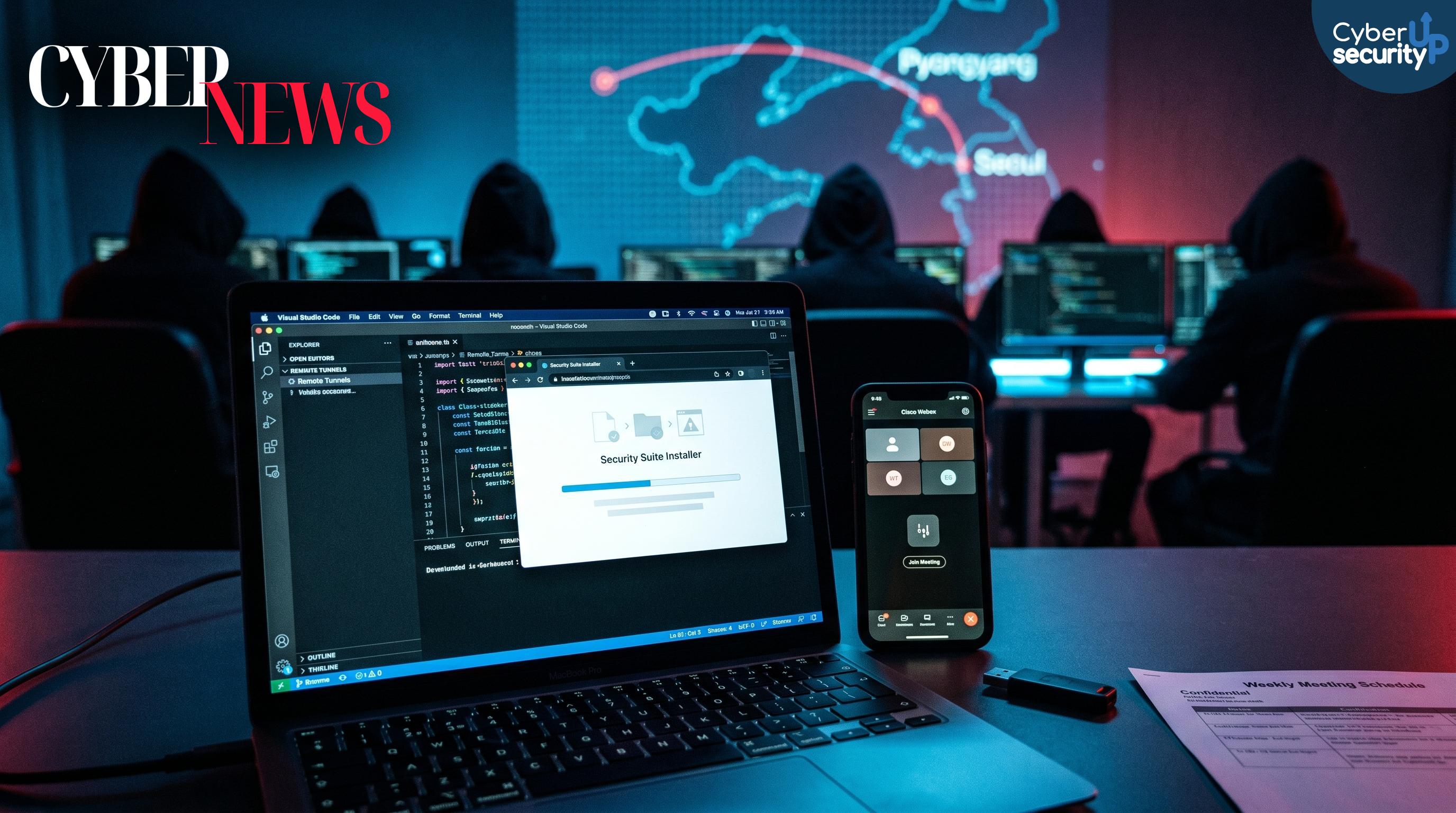 Kimsuky colpisce ancora con HTTPSpy: falsi Webex e “sicurezza” infettano Corea del Sud, spionaggio e tunnel VS Code invisibili