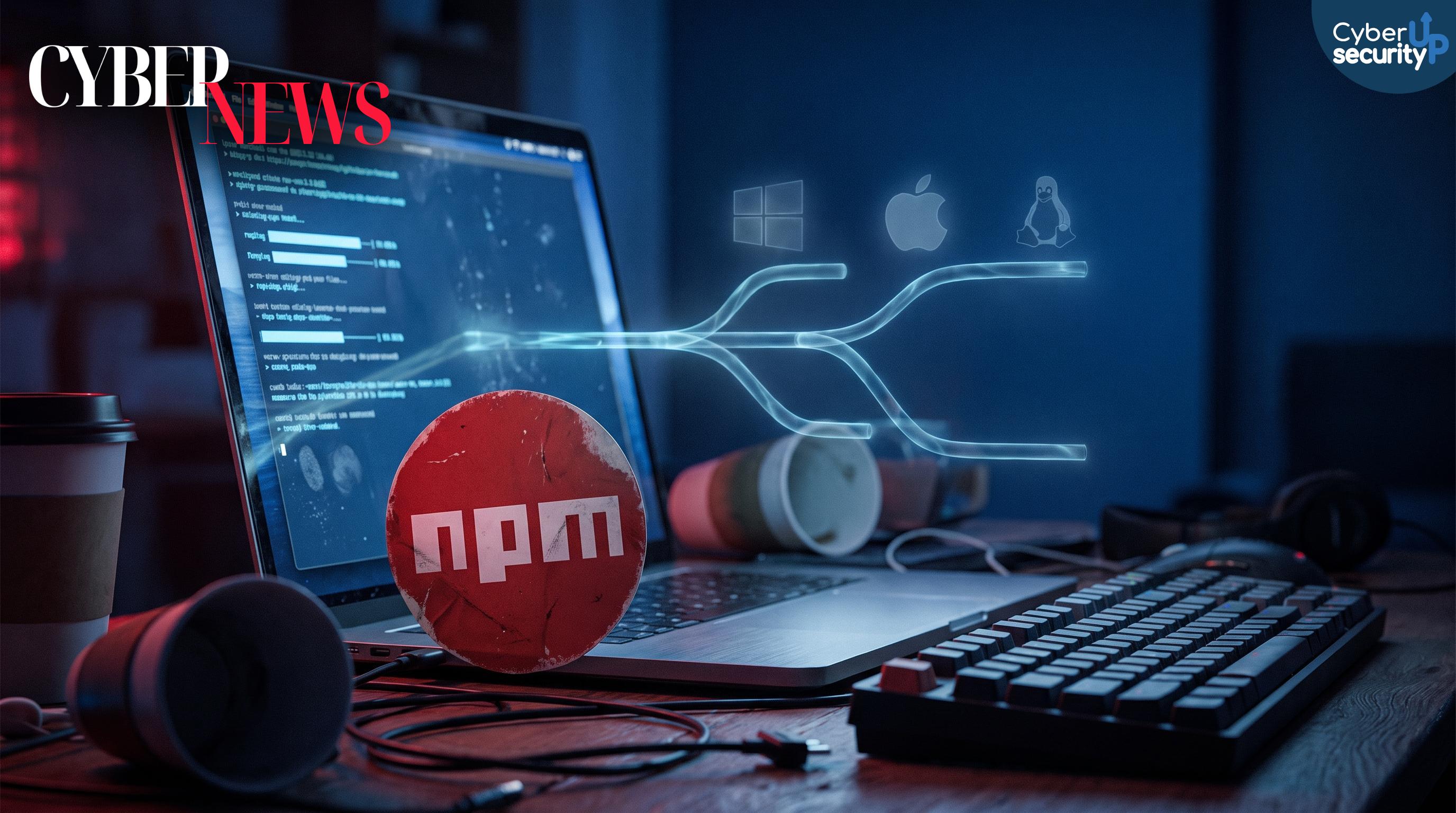 Npm sotto assedio: 800 pacchetti-trappola diffondono malware multipiattaforma con dropper invisibile e DNS stealth