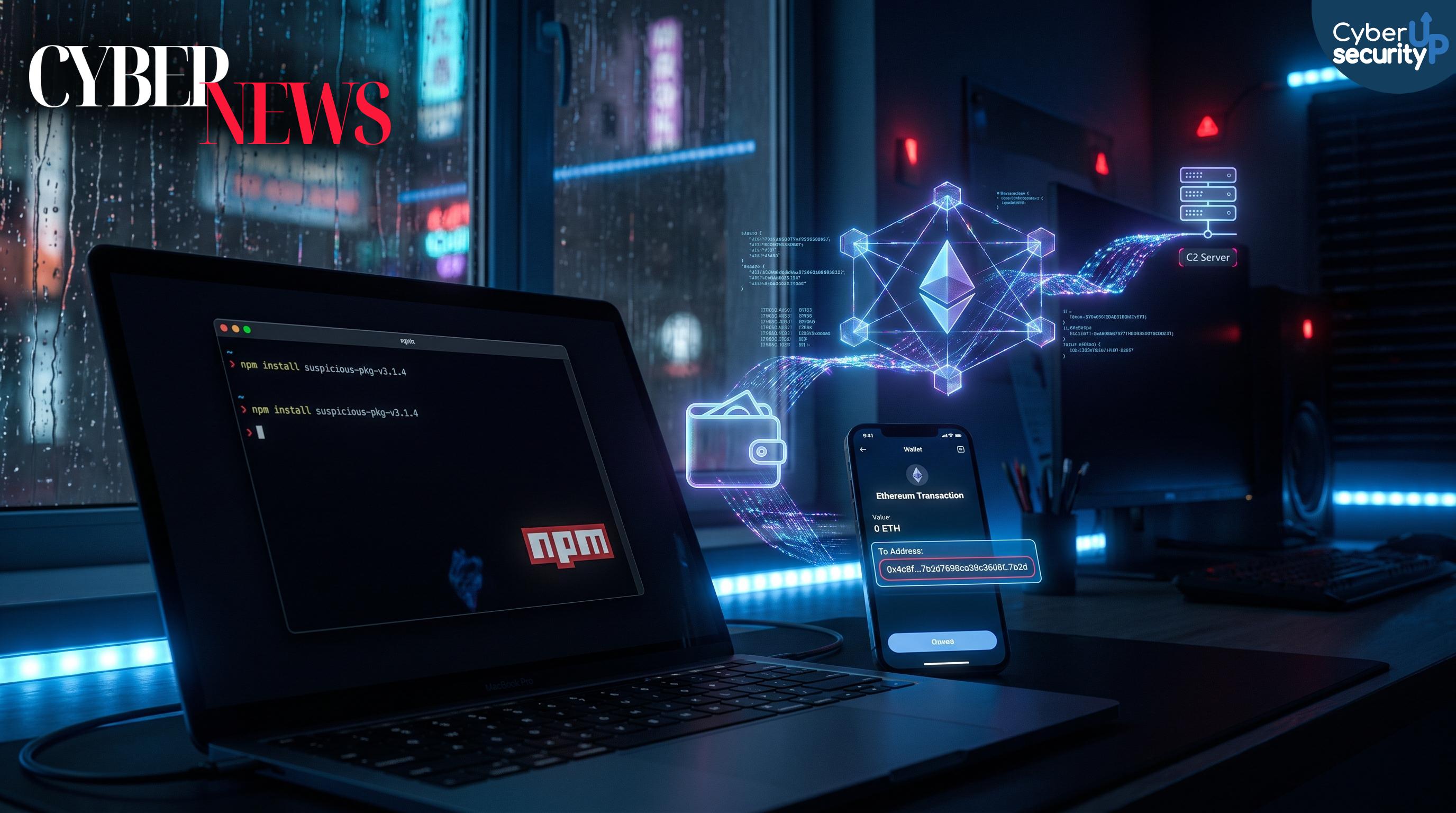 NullReceiver su npm: il C2 si nasconde in transazioni Ethereum “vuote” e sfugge ai blocchi