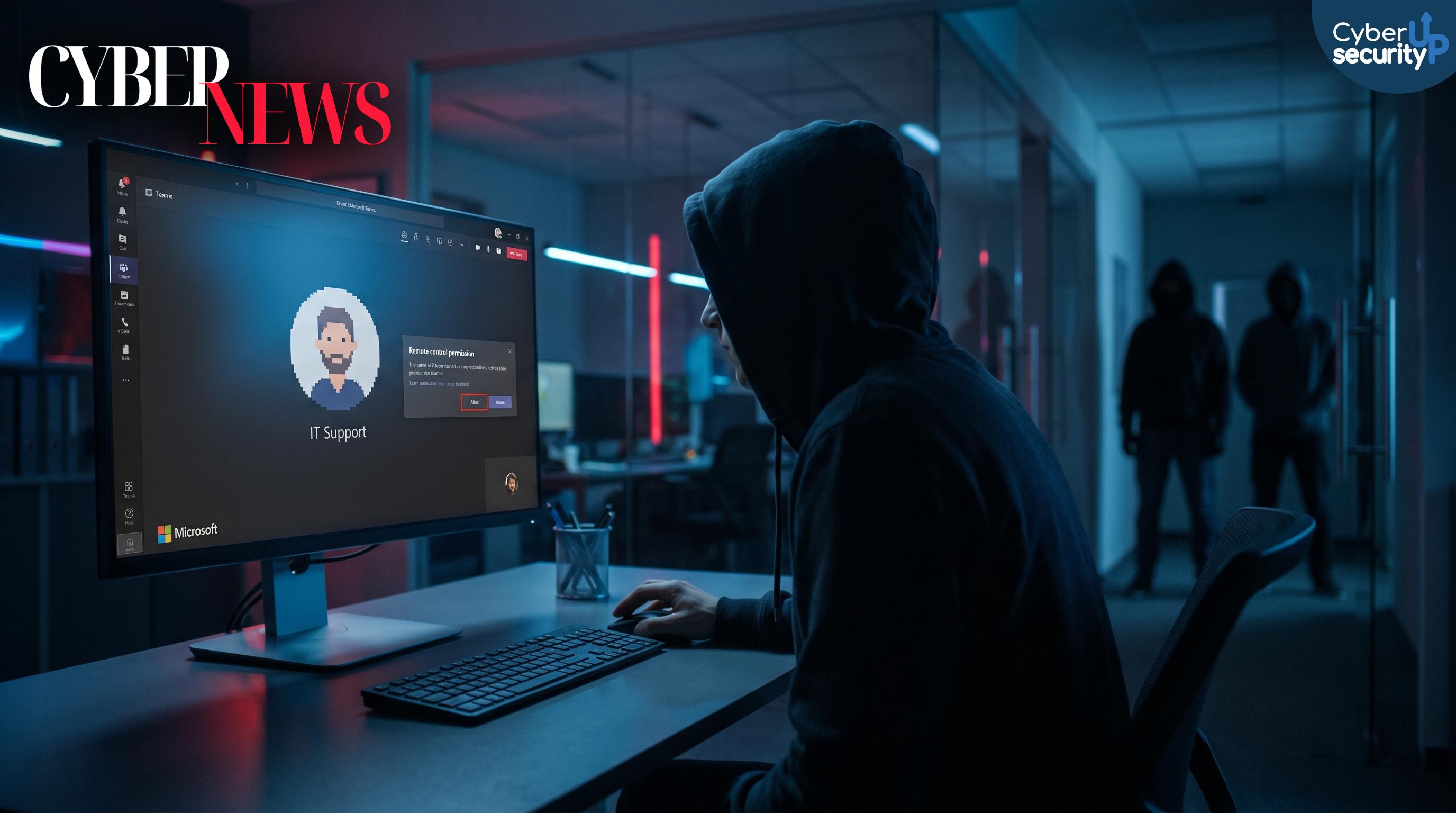 Phishing Invisibile su Teams: finti help desk, sessioni remote e ransomware entrano in azienda con un solo “Allow”