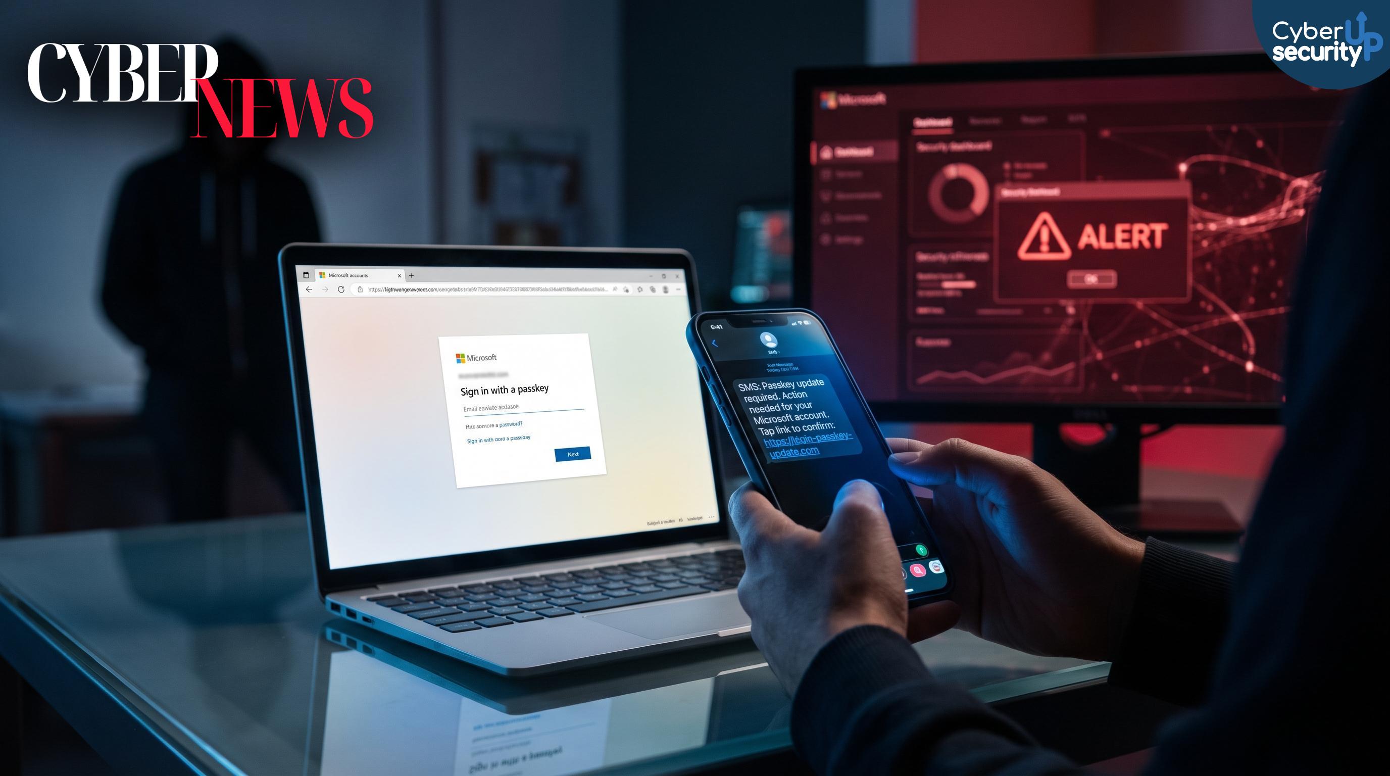Phishing Passkey su Microsoft Cloud: un milione di email e finti help desk rubano account, dati e bypassano MFA