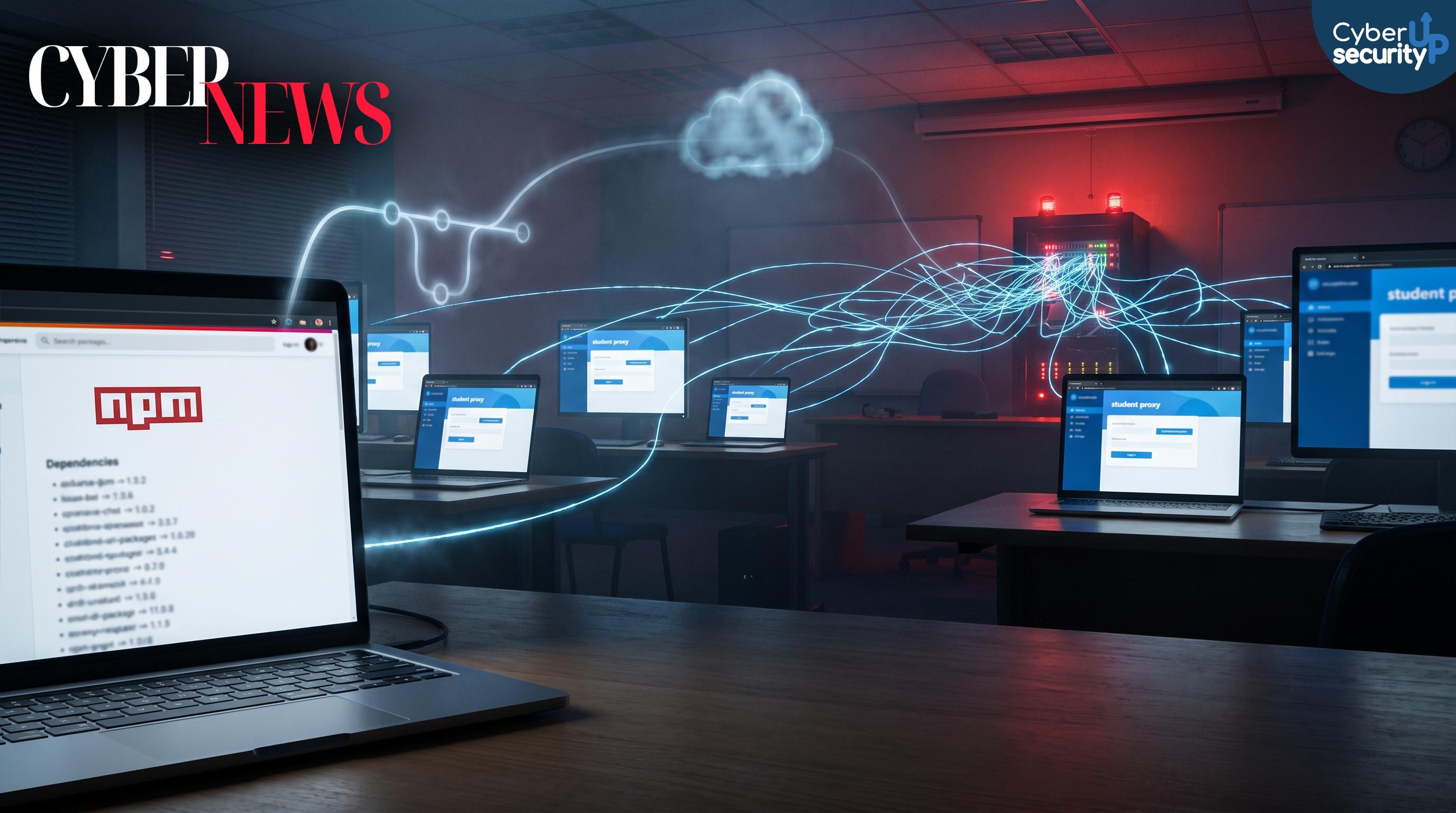 Proxy Studenti su npm: 148 pacchetti-trappola trasformano i browser in botnet DDoS invisibile
