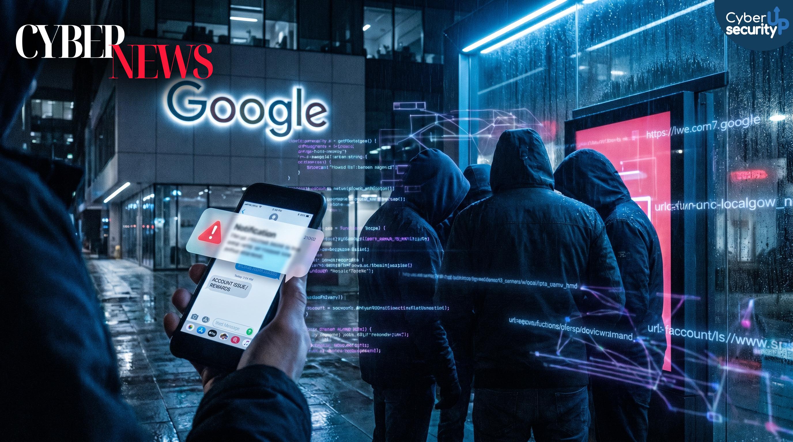 Smishing AI “Outsider” nel mirino di Google: 1,59 milioni di URL truffa e SMS industriali negli USA