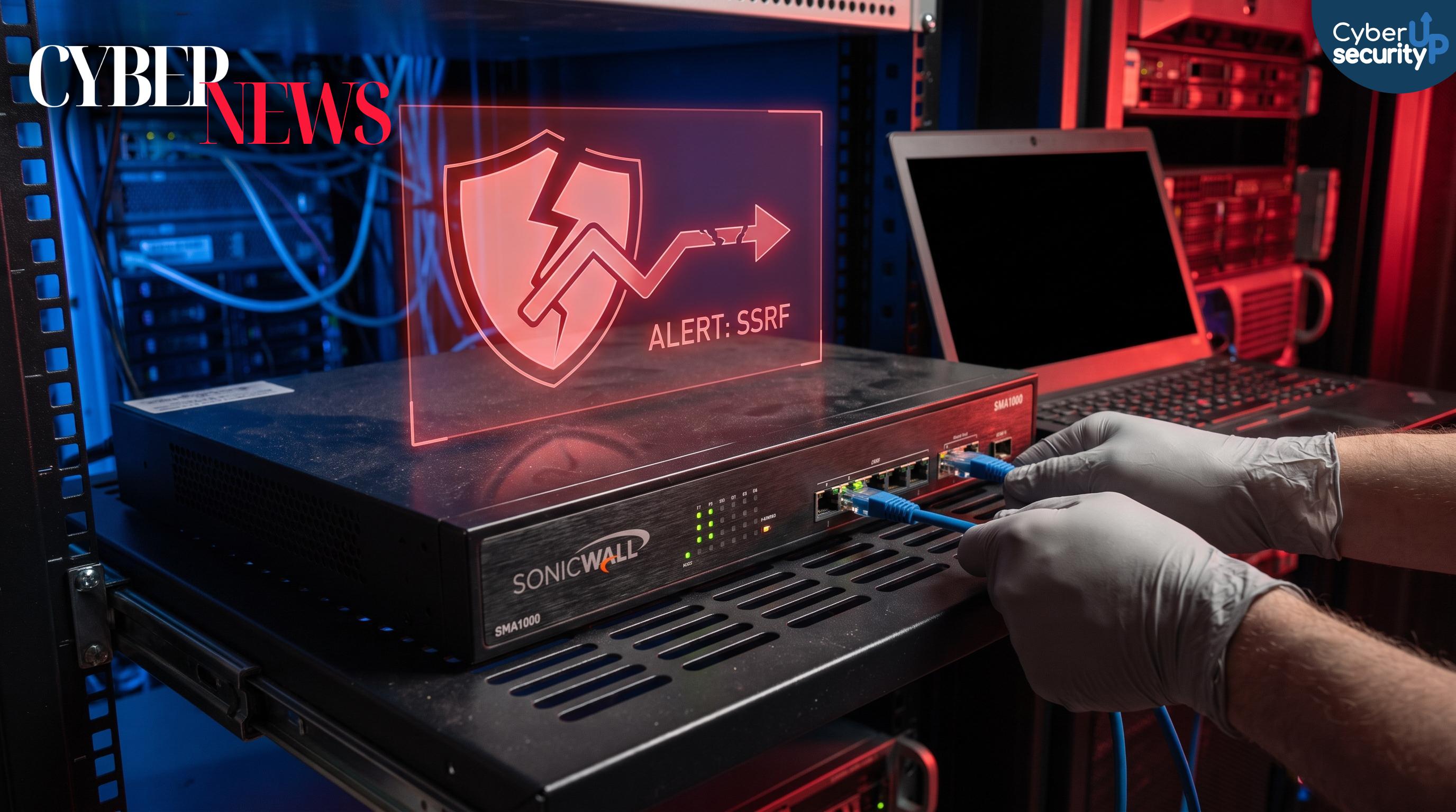SonicWall SMA1000 sotto attacco potenziale: falla SSRF CVSS 10 pre-login, hotfix urgente per accesso remoto