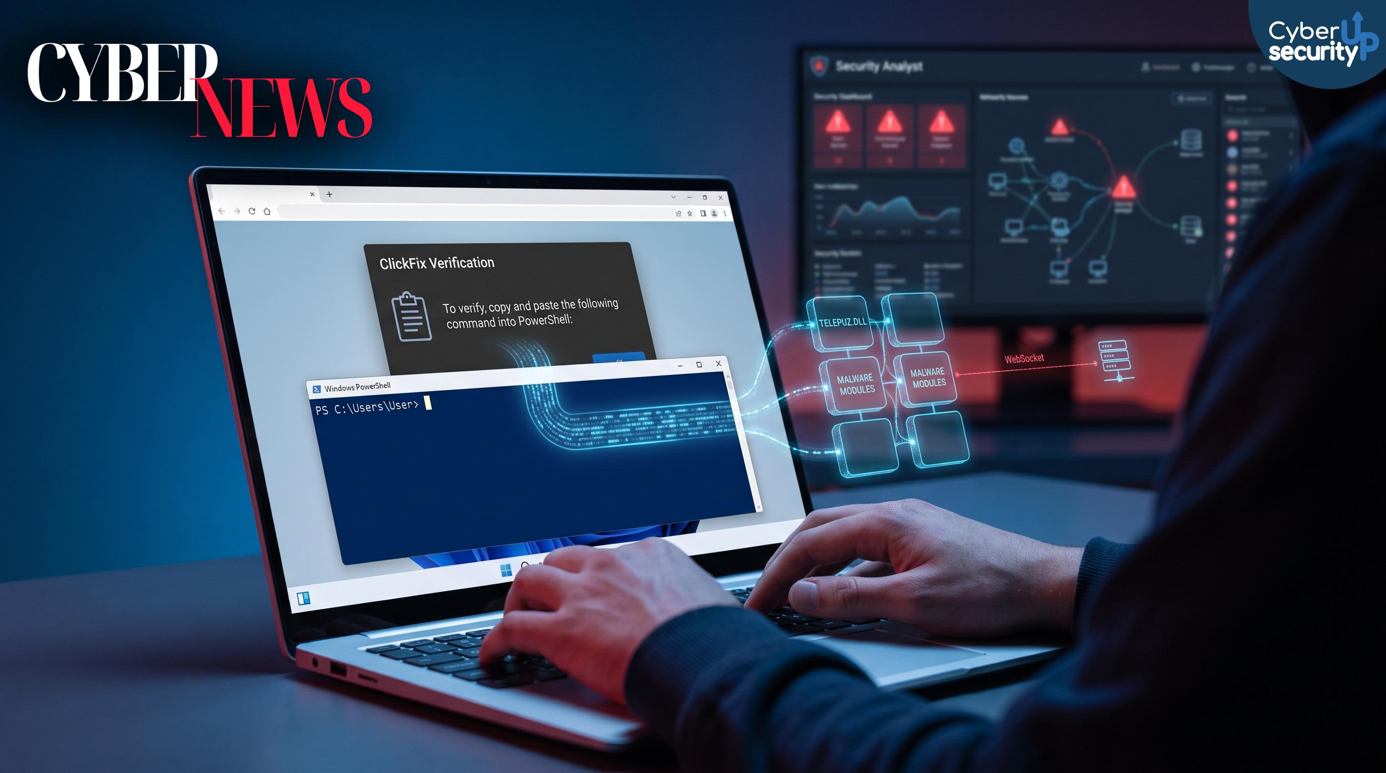 TELEPUZ e la trappola ClickFix: un “copia-incolla” ti infetta Windows e ruba cookie e dati